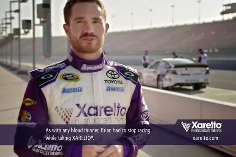 One of the company’s campaign featured NASCAR driver Brian Vickers