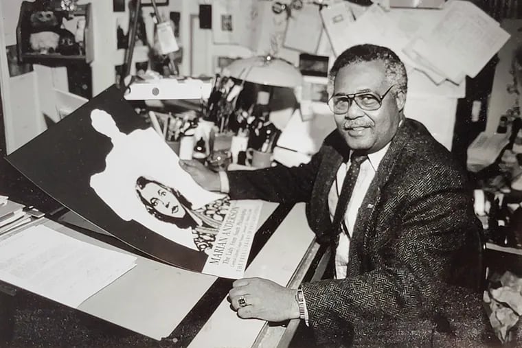Mr. Stephens got a job at the Free Library of Philadelphia as an illustrator, and became exhibits manager in 1965, and arts and graphics administrator in 1990.