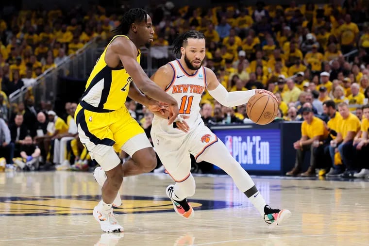 Jalen Brunson will need to bounce back for the Knicks to have a shot at pulling off the upset in Game 4 against the Pacers. (Photo by Andy Lyons/Getty Images)