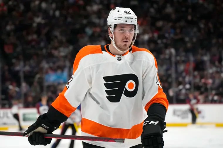 Hayden Hodgson played for for six different ECHL teams, two AHL teams and a team in Slovakia before making his NHL debut with the Flyers on March 24.