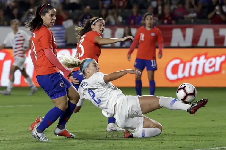 Julie Ertz will be at the center of the action as the United States women's national soccer team plays in Concacaf's World Cup qualifying tournament this month.