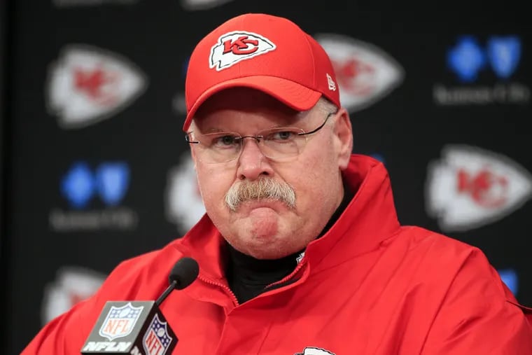 Kansas City head coach Andy Reid, who spent 14 seasons as coach of the Eagles, was the target of criticism from a local radio host who brought Reid's family into the discussion.
