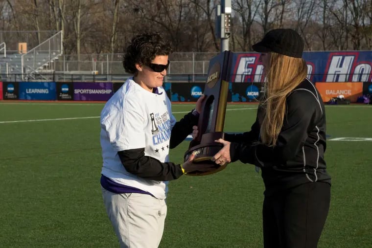 West Chester field hockey coach Amy Cohen (left) won back-to-back Division II titles in 2011 and 2012 during her first two seasons with the program.
