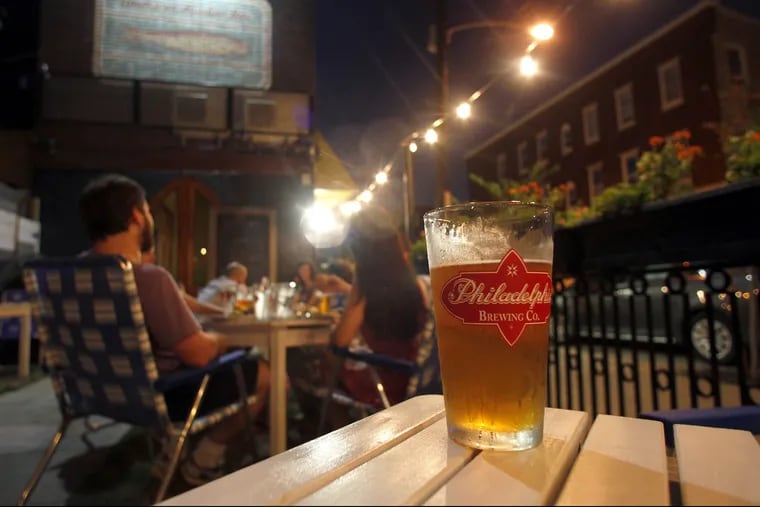 The American Sardine Bar beer Garden in the Point Breeze section of Philadelphia is a great place for an al fresco meal.