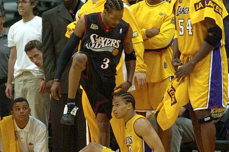 Sixers playoff flashback: Allen Iverson, Sixers take a big step over favored Lakers