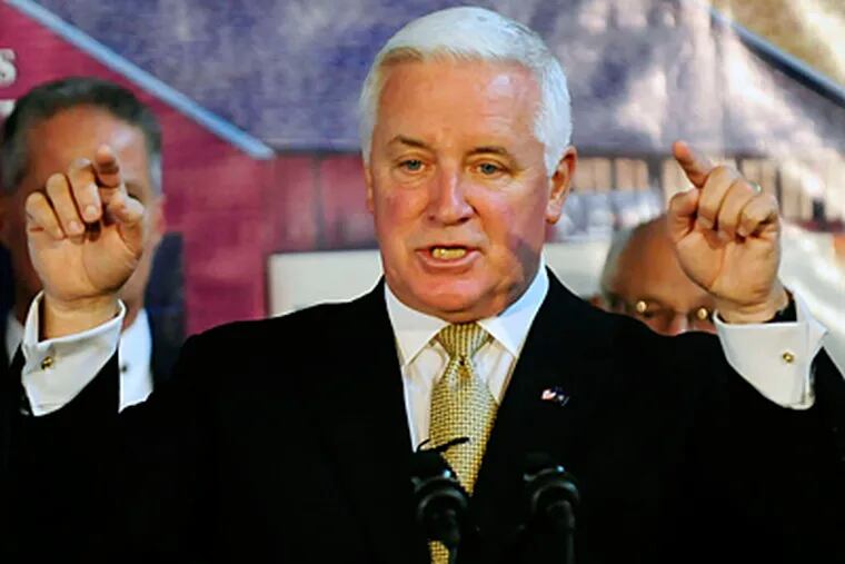 Corbett's proposal will face obstacles from both parties. (JOHN HELLER / AP/ File)