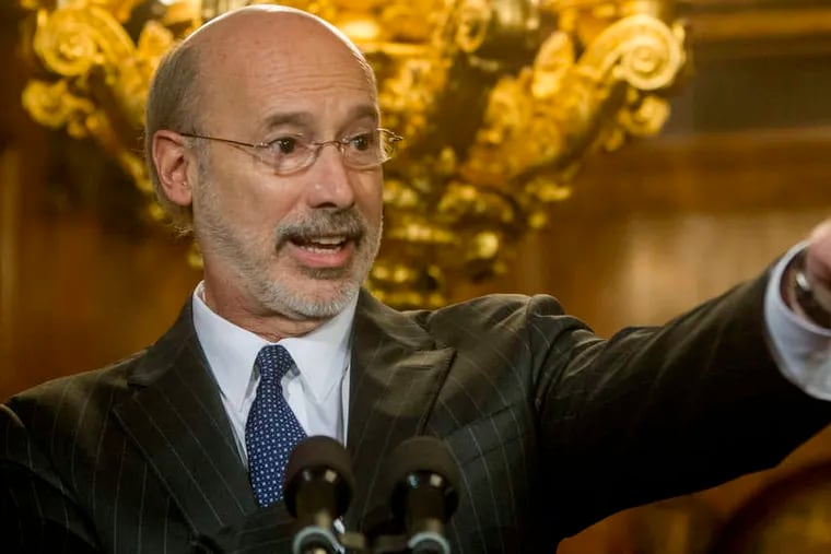 MARK PYNES / ASSOCIATED PRESS Gov. Wolf says his new office will save the state money. We can only pray that he's right.