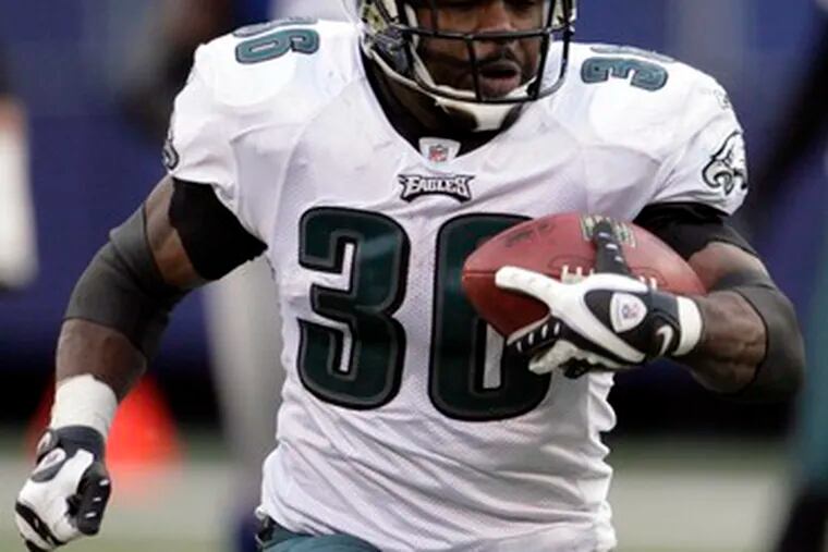 The less the Eagles need to use Brian Westbrook against the Browns, the better.
