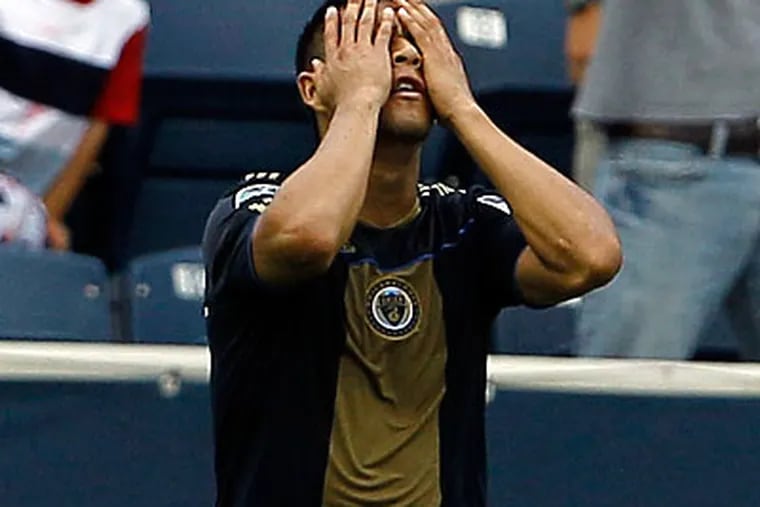 The Union were denied a win over Colorado in part by some controversial refereeing decisions. (Matt Slocum/AP)