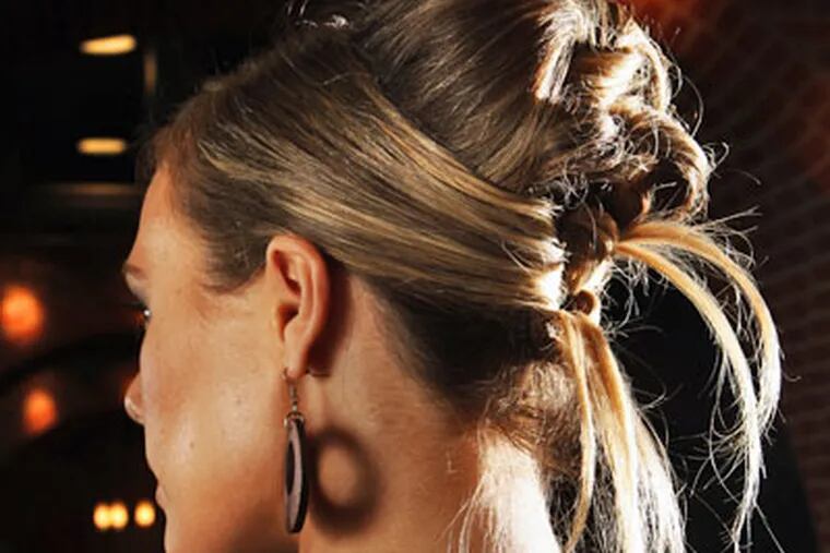 Now that invitations are arriving for holiday parties, it's time to think about your overall look for the coming festivities. Once you know what you're wearing, top off the look with a great hairstyle like this updo. (Fernando Salazar / Wichita Eagle / MCT)