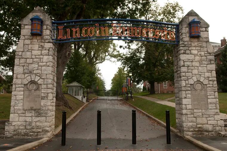 A late-night dance at Lincoln University ended in the arrests of two students and minor injuries to 15 others.