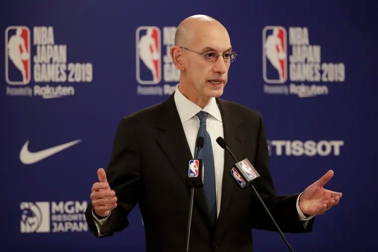 NBA Commissioner Adam Silver said last week that the league would consider a stoppage if there's a coronavirus outbreak in Orlando.