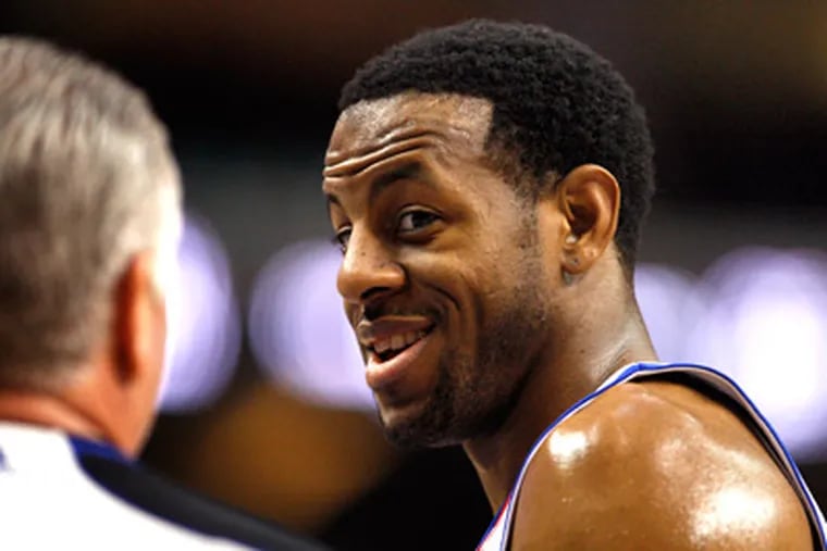 Andre Iguodala has shown improvement for Doug Collins and the Sixers. (David Maialetti/Staff Photographer)