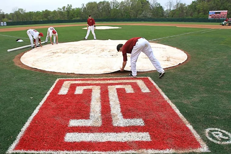The Temple baseball team competed for the last time at Skip Wilson Field. (Charles Fox/Staff Photographer)
