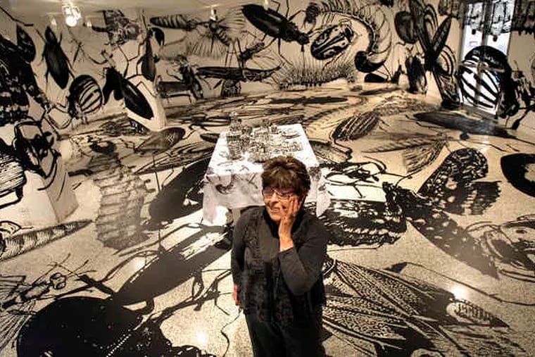 Brazilian artist Regina Silveira's &quot;Mundus Admirabilis&quot; uses insects to reinterpret biblical plagues.