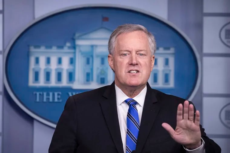 "We're still in need of a breakthrough moment," White House chief of staff Mark Meadows says.