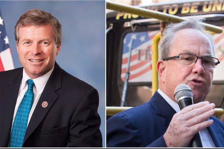 U.S. Rep. Charlie Dent, left, and State Rep. John Taylor have both announced they won’t run for reelection next year,
