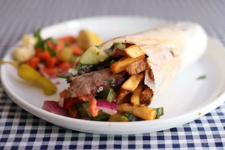 The gyro at Kanella Grill incorporates layers of flavor.