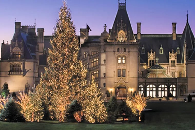 Ninety-eight rooms are open at Biltmore House in Asheville, North Carolina.