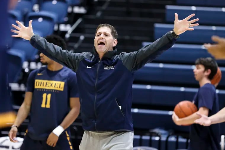 Zach Spiker is in his fourth season as the Drexel men's basketball head coach.