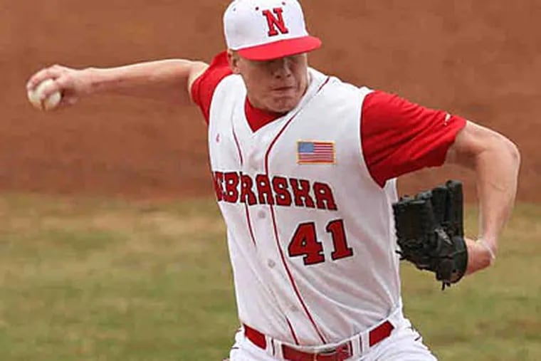 Mike Nesseth recorded 4.72 career ERA while in college. (Photo courtesy of the University of Nebraska)