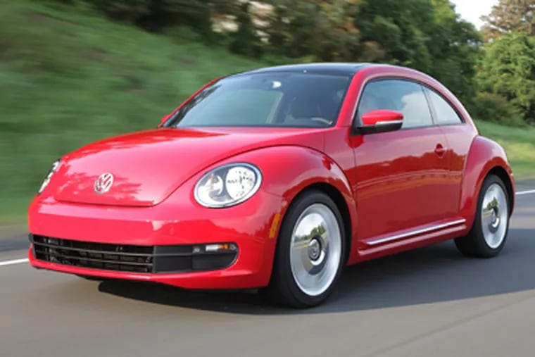 The 2012 Volkswagen Beetle is the biggest of the little retro cars tested in Driver's Seat.