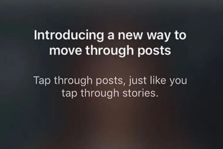 Instagram gave users "a new way to move through posts" — then changed back to scrolling.