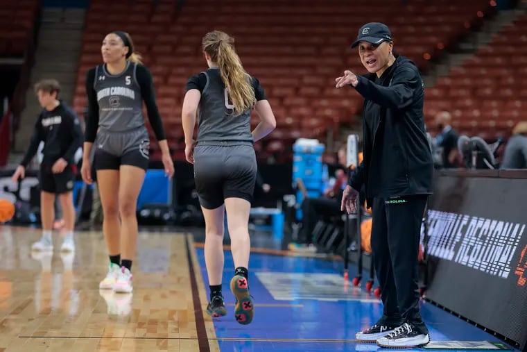 Some local basketball fans would like to see Dawn Staley coach the 76ers someday.