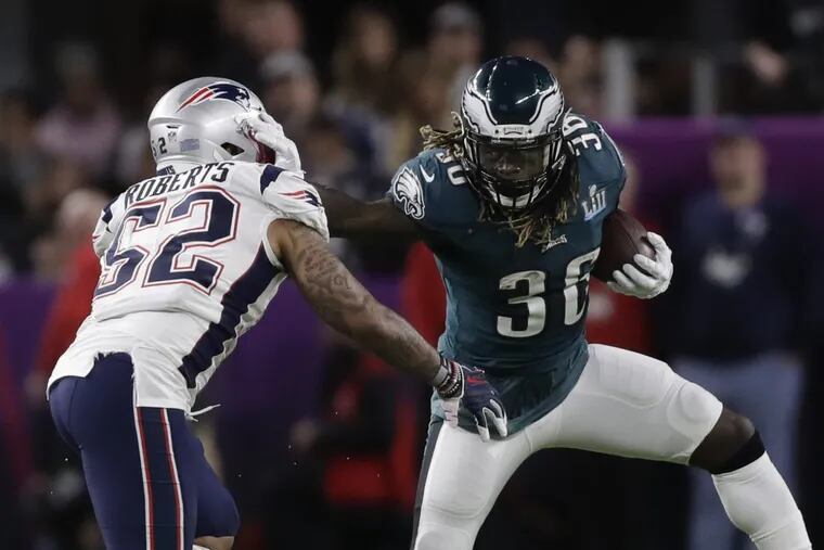 Jay Ajayi joined the Eagles midway through the 2017 season.