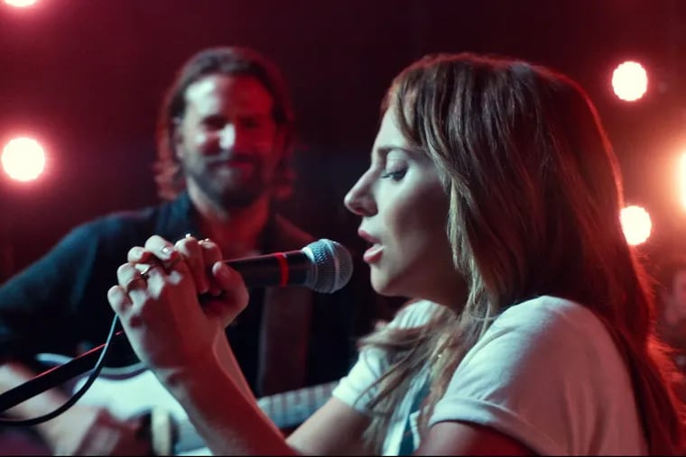 Bradley Cooper and Lady Gaga in the remake of 'A Star Is Born.'
