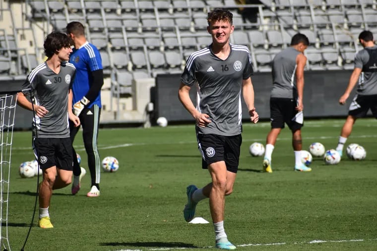 Union midfielder Jack McGlynn (center) could have a big role to play against LAFC, on the biggest stage in MLS.
