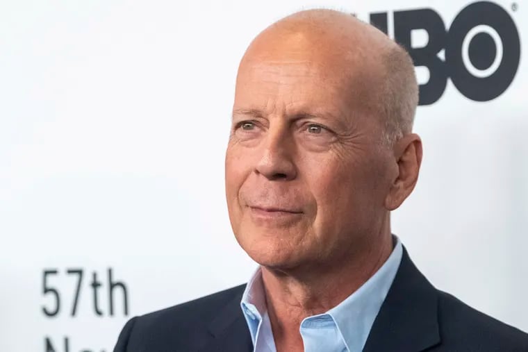 Bruce Willis attends the "Motherless Brooklyn" premiere during the 57th New York Film Festival at Alice Tully Hall, in New York.