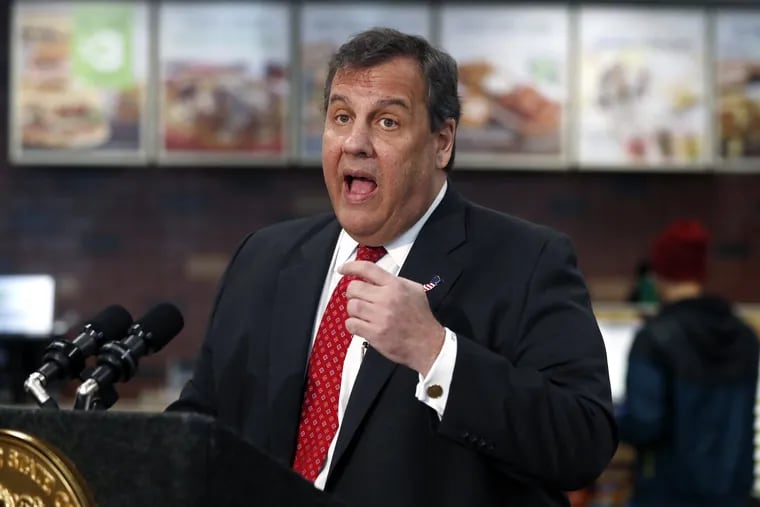 Former New Jersey Gov. Chris Christie, pictured in 2017, is reportedly under consideration to be attorney general.