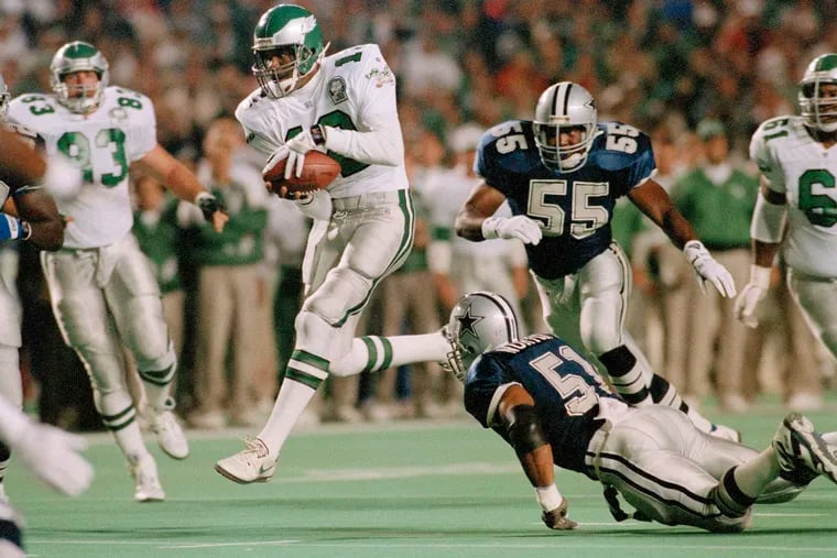Quarterback Randall Cunningham was involved in several of the biggest games in Eagles-Cowboys history.