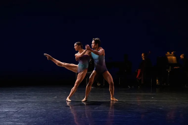 BalletX dancers Francesca Forcella (left) and Jerard Palazo in Jamar Roberts' "Eros & Psyche."