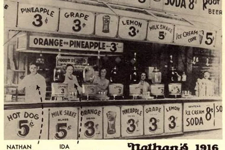 Nathan's stand in Coney Island is actually from the early 1920s, even though it says 1916.