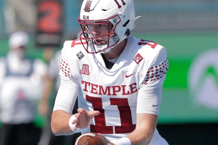 Temple quarterback Trad Beatty started against Tulane on Saturday, and he'll get the start again this week against SMU.