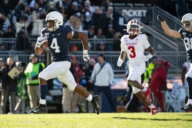 Oddsmakers are looking for Journey Brown and Penn State to run wild against Rutgers, which is a 40-point underdogs for Saturday's game at Happy Valley.