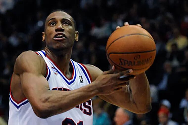The Sixers should do all they can to hold on to forward Thaddeus Young. (Michael Perez/AP Photo)