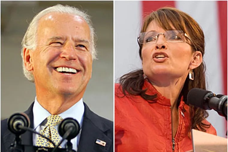 Sen. Joe Biden and Alaska Gov. Sarah Palin face off tonight in their first and only scheduled debate as vice-presidential nominees.