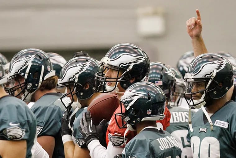 The Eagles during a practice Dec. 24. (Michael S. Wirtz/Staff Photographer)