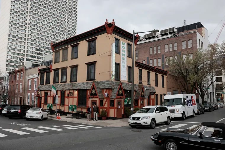 Bonner's Irish Pub has operated as a saloon for 130 years. It was recently listed for sale.
