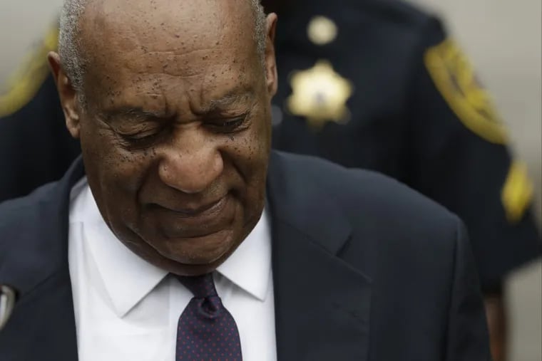 Bill Cosby arrives for his sexual assault trial at the Montgomery County Courthouse.