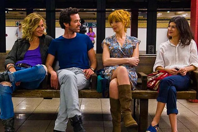 The third of French filmmaker Cedric Klapisch's "Spanish Apartment" movies, "Chinese Puzzle" set in New York, stars (from left) Cecile de France, Romain Duris, Kelly Reilly, and Audrey Tautou.