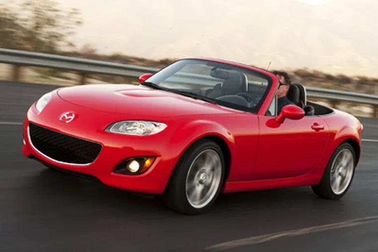 The Miata has been on the case for more than two decades and is the senior citizen of the compact sports cars. But don’t let that senior status fool you; it hasn’t lost its youthful insouciance.