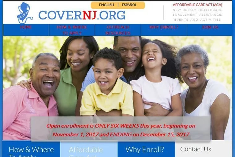CoverNJ is a coalition formed to help New Jersey residents enroll in Affordable Care Act plans for 2018.