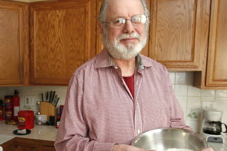 Andrew Rothstein loves to cook breakfast in his Sicklerville kitchen.