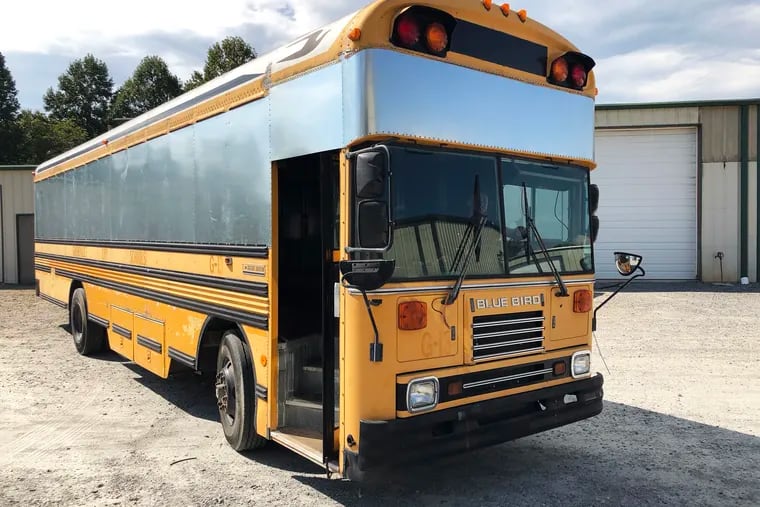 Nick and Francesca Drez hired Luke and Rachel Davis to make a skoolie — an old school bus outfitted as a home.