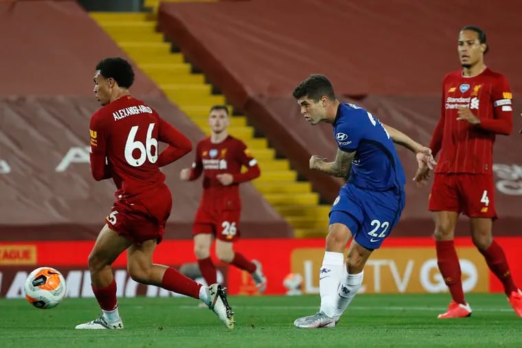 Hershey native Christian Pulisic goes for his first trophy at Chelsea as the Blues face London rival Arsenal in the FA Cup final at Wembley Stadium on Saturday.