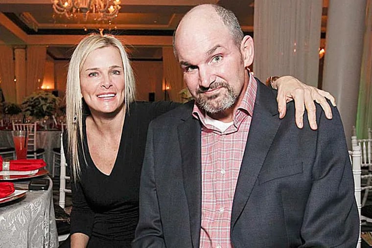 Kevin Turner, who has ALS, with wife Joyce. (Steven M. Falk/Staff Photographer)